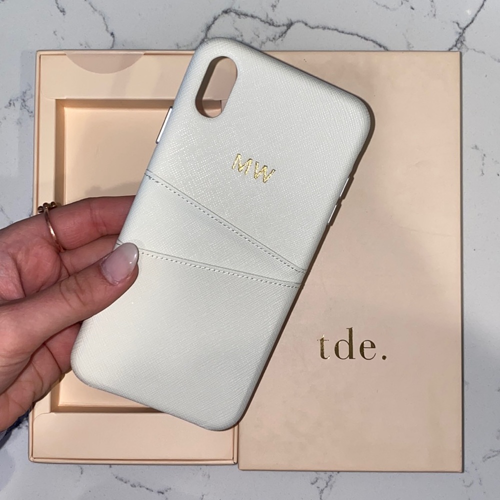 Brand new white custom phone case!